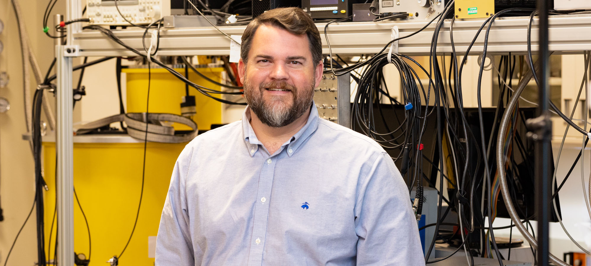 Hugh Churchill, who works with nanoscale materials and quantum technologies, says his professional mission was to come back to his home state to improve the scientific research and education in Arkansas.