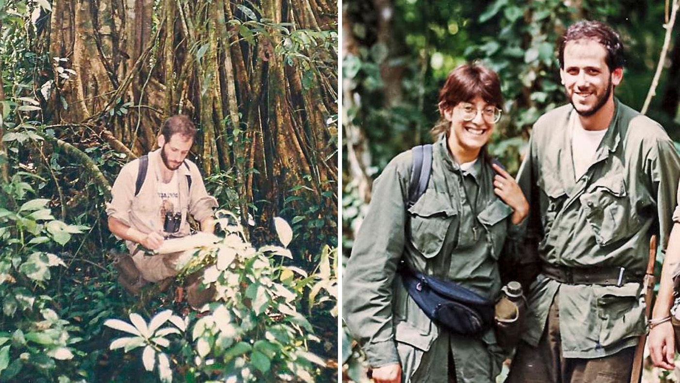 Unger and his wife Diane in Ketambe, on the Indonesian island of Sumatra.